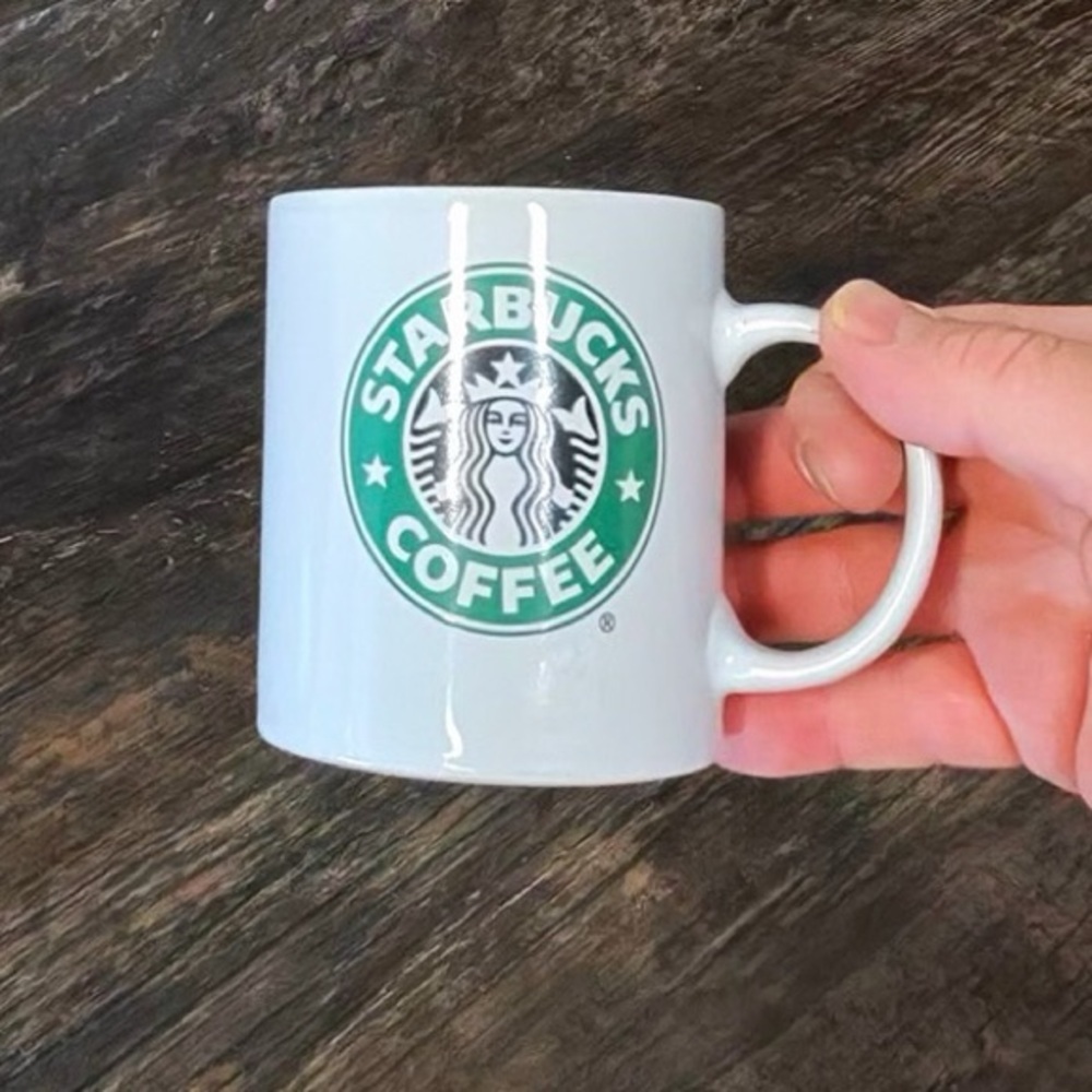 Starbucks Green and White Logo Mug